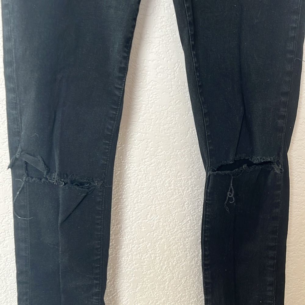 Urban Outfitters BDG Jeans Twig High Rise Skinny Distressed Black size 26 - Picture 6 of 14
